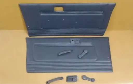 New Gray Custom Door Panel Set With Handles For Suzuki SAMURAI Jimny SJ410 SJ413