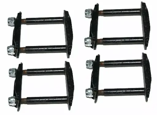 Suzuki Samurai Gypsy SJ410 SJ413 Front & Rear Leaf Spring Shackle Set of 4