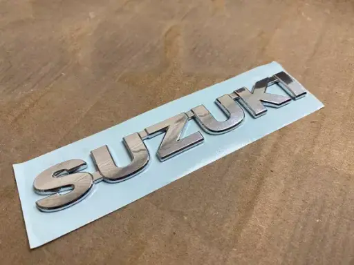 Stick-on Tailgate Emblem Chrome Plastic Fits For Suzuki Samurai