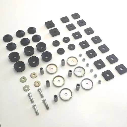 COMPLETE BODY MOUNT AND CUSHION SET WITH METAL PARTS - SAMURAI '85-'95