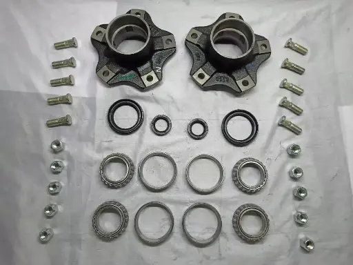 COMPLETE FRONT AXLE HUB KIT / BOTH SIDES (OEM) - SAMURAI 85'-95'