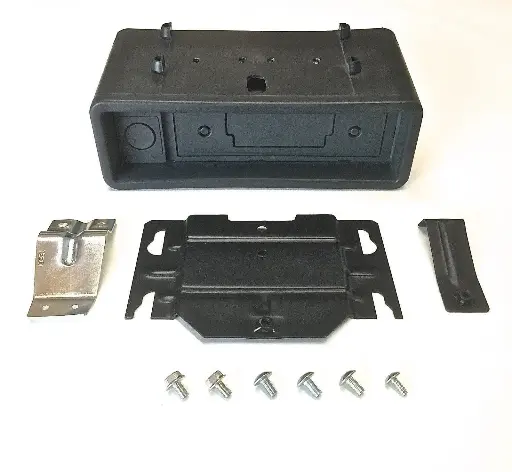STEREO CONSOLE BOX AND MOUNTING BRACKETS (OEM) - SAMURAI '85-'88