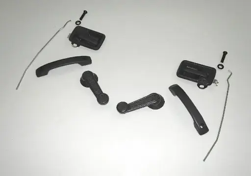 DOOR HANDLES CASES PULLS CRANKS GRAY (OEM) SAMURAI 86-93