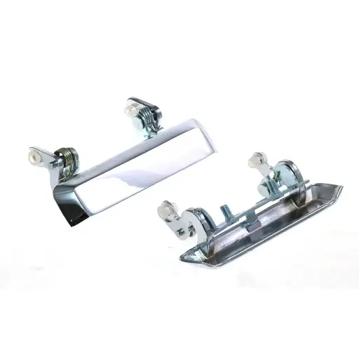 CHROME METAL DOOR HANDLE PAIR SUZUKI SJ30 SJ40 JIMNY 550 SJ40 SAMURAI JA JX UTE