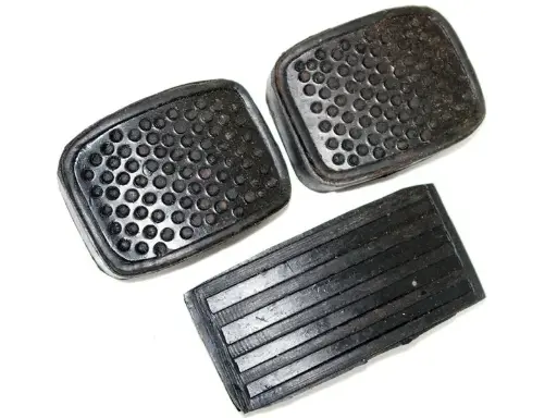 Pedal Pad Rubber Set Brake Clutch Accelerator Suits Suzuki Samurai Gypsy