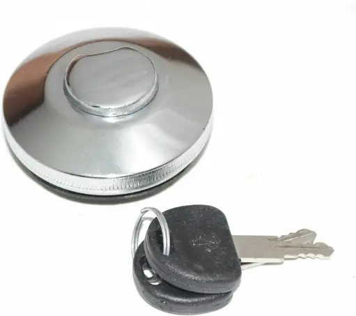 Suzuki SJ410 413 LJ Chrome Fuel Tank Cap + Lock Samurai Sierra Drover Gypsy