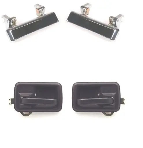 4 PCS SET OUTSIDE & INSIDE DOOR HANDLES FOR 1994 OR 1995 SUZUKI SAMURAI