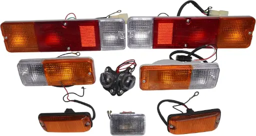 TURN / TAIL - BRAKE / MARKER COMPLETE SET OF LIGHTS - SUZUKI SAMURAI 86-95
