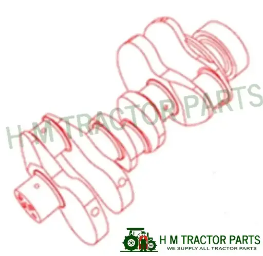 CRANKSHAFT FOR MAHINDRA TRACTOR 006002666F1/006017194C1