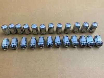 24PC CHROME NUT WHEELS SET FOR SUZUKI SAMURAI