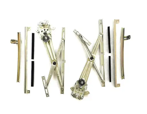 OEM SUZUKI SAMURAI GYPSY FRONT WINDOW GLASS CRANK/REGULATOR COMPLETE KIT