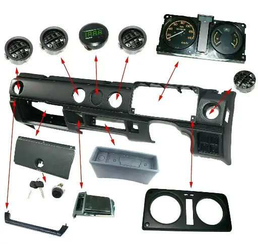 Suzuki Samurai SJ410 Sj413 Gypsy Dashboard Dash Panel Assembly Complete Kit RHD
