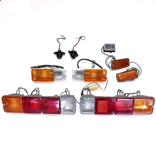 TURN TAIL BRAKE MARKER COMPLETE SET OF LIGHTS OEM SUZUKI SAMURAI 86 95