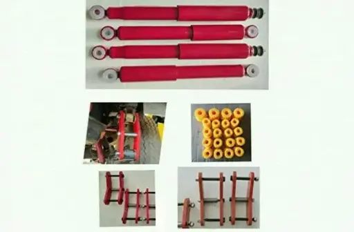 Suzuki Samurai Complete Rising Kit 4" Special Shockers + Shackles + PU Bush