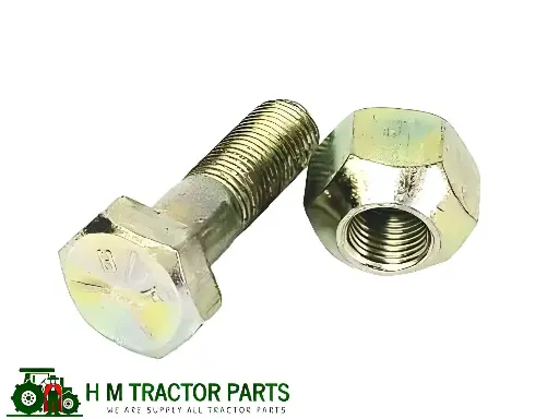 MAHINDRA TRACTOR FRONT WHEEL HUB BOLT AND NUT SINGLE 003047574R1 AND 003047573